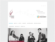Tablet Screenshot of chambermusicad.org